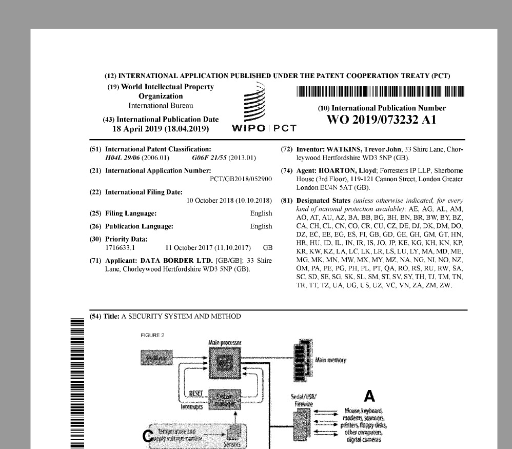 Patent Application Published
