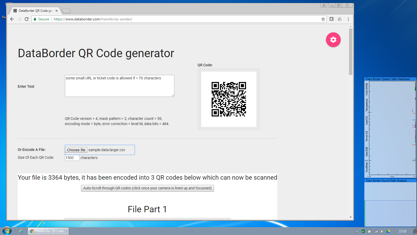 Small QR codes can optionally be allowed